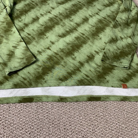 Alpine Design Womens Sweater Size Large Green Tie Dye‎ Long Sleeves Pullover - Picture 4 of 10